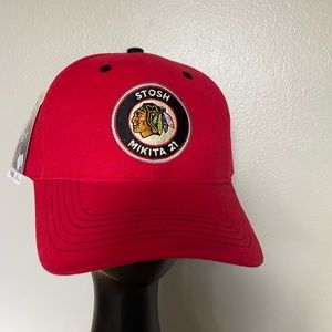 SGA Chicago Blackhawks Alumni Series hats. Stan Mikita “Stosh” NWT